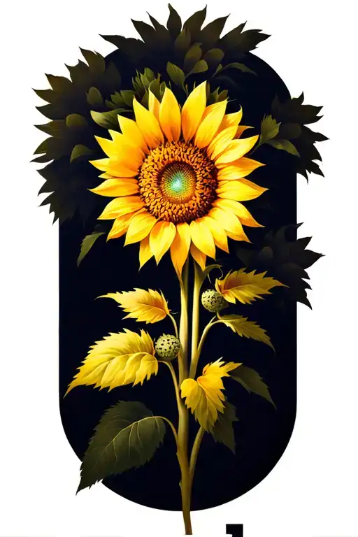Sunflower Blooming