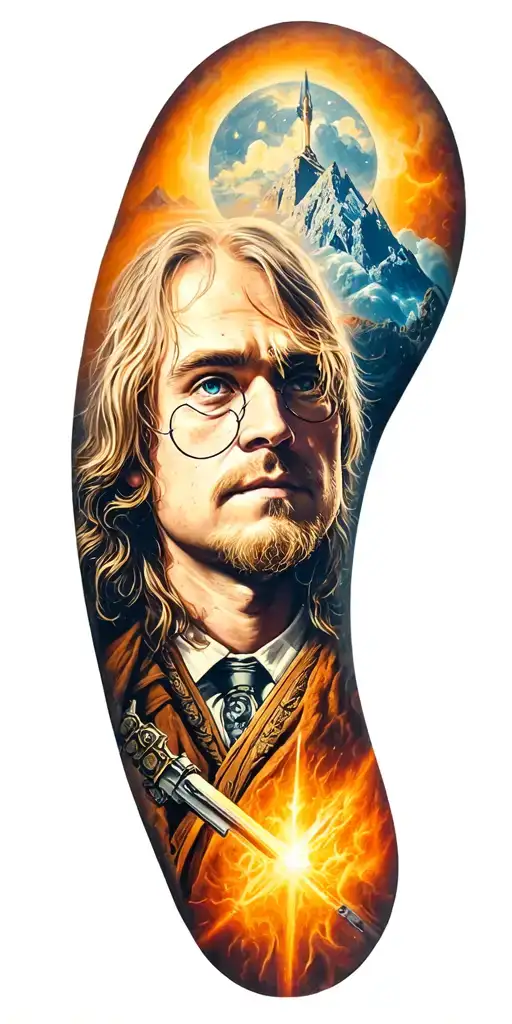 Starting With The Lord Of The Rings Merging In To Harry Potter And Ending With Star Wars