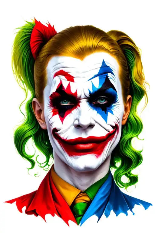 Harley Quin And The Joker Face