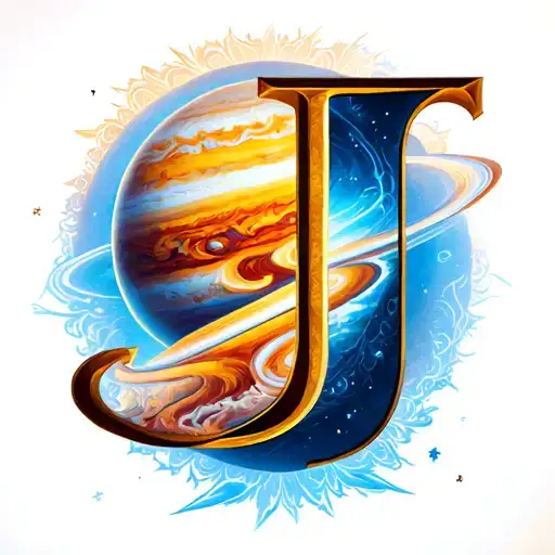 Letter J And Jupiter