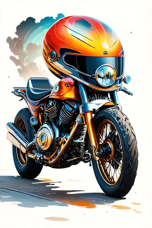 Helmet Spartian Motorbike