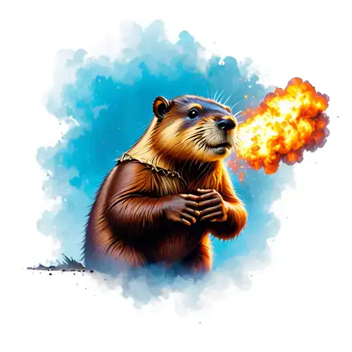 Beaver Holding Explosives