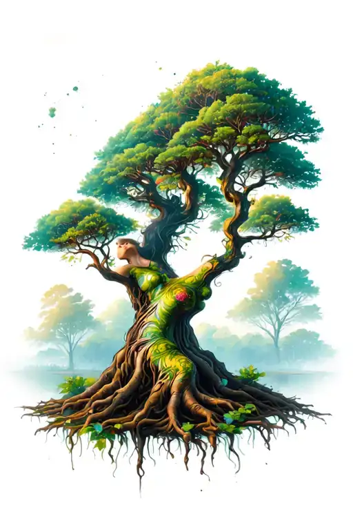 Nakedlady Tree Growing