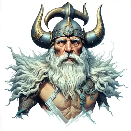 Lymphoma Represented By A Viking