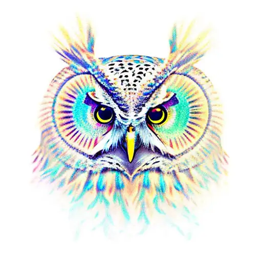 Owl With Sparkles Evan