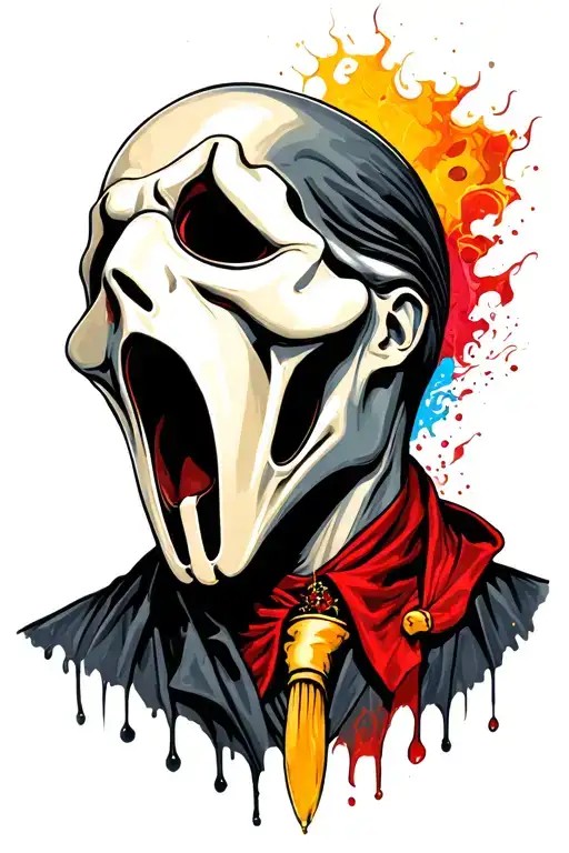 Free Reign To Create A Cool Peace Based Around The Iconic Scream Ghostface Character