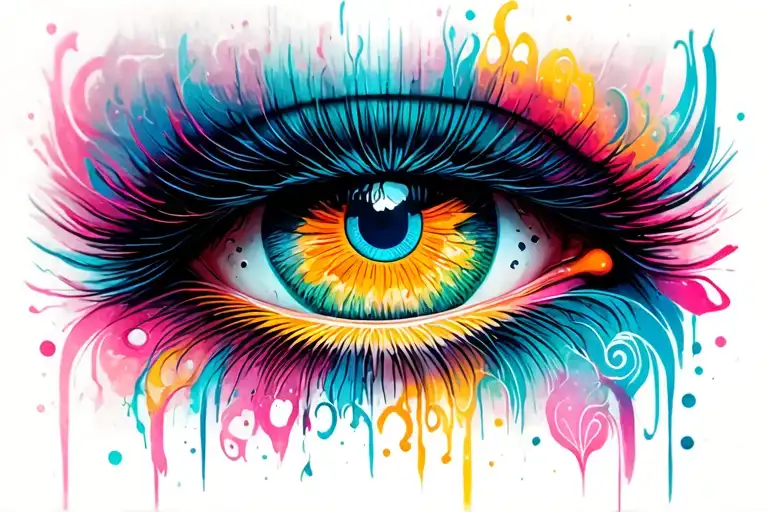 60S Mod Eyes Unique Makeup