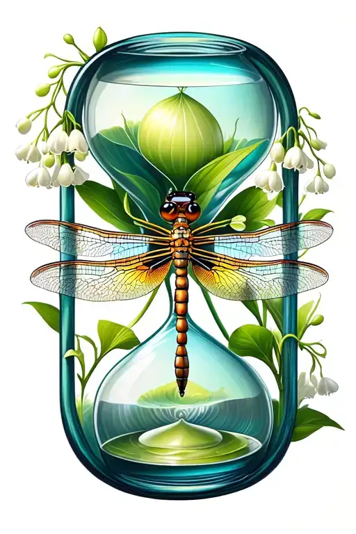 Hourglass Lilly Of The Valley Dragonfly
