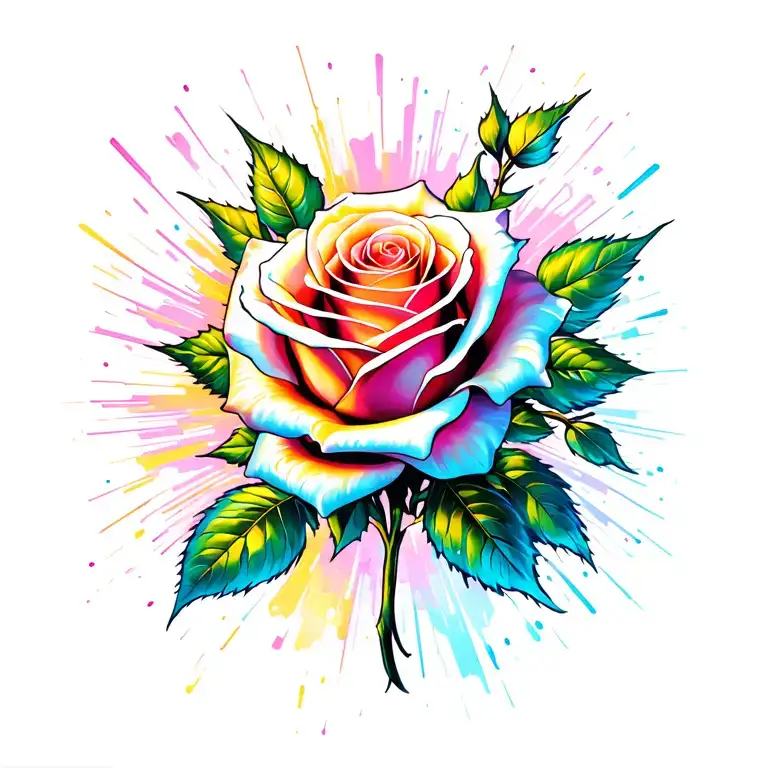 Prism Bursting Rose