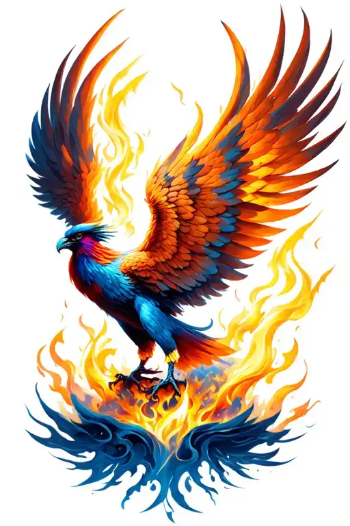 Phoenix Rising From The Ashes