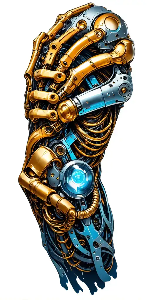 Bio Mechanical Metal Arm