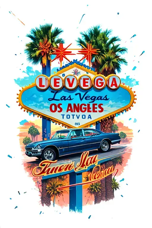 Las Vegas To Los Angeles Album Cover