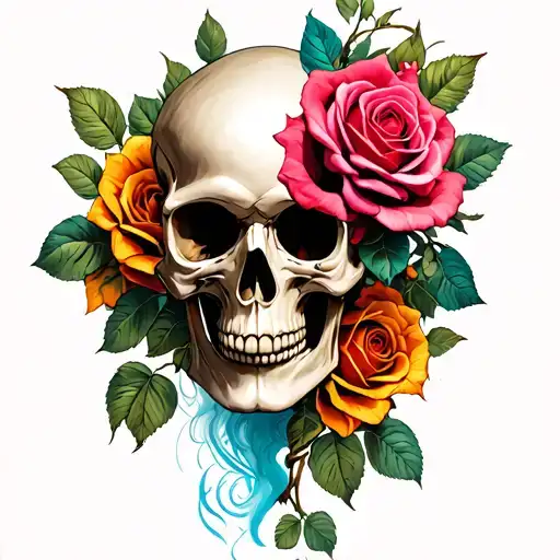 Skull And Roses