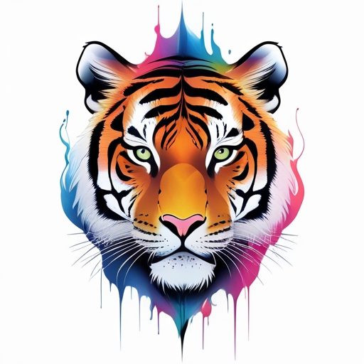 Minimalistic Tiger