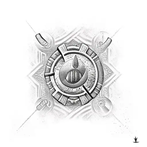 Polynesian Design With Bible Verse