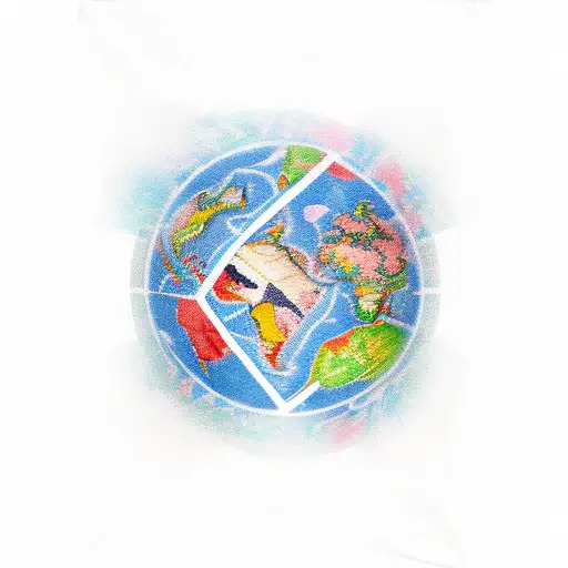 Napkin With Atlas On It