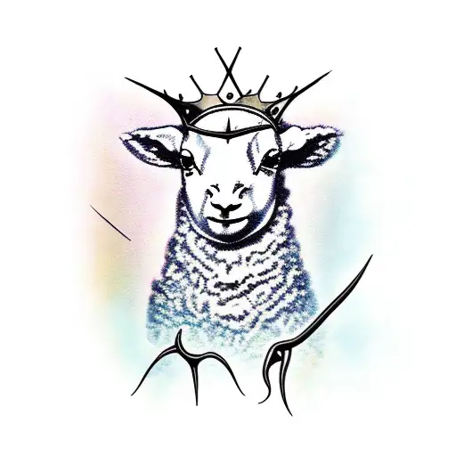 Lamb With Thorn Crown