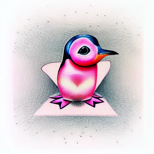 Pink Penguin
