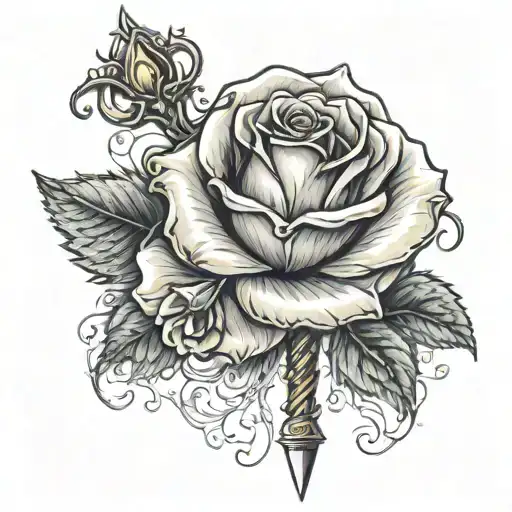 Rose Handle Claymore