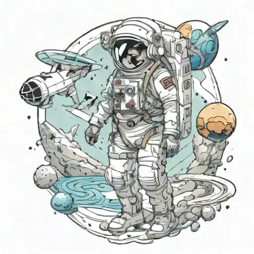 Anime-inspired Space Exploration With A Grunge Twist
