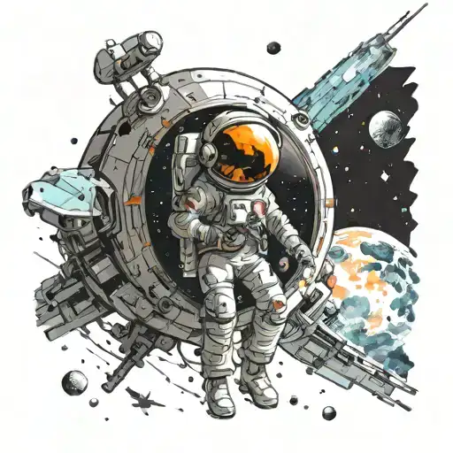 Anime Inspired Space Exploration With A Grunge Horro Twist