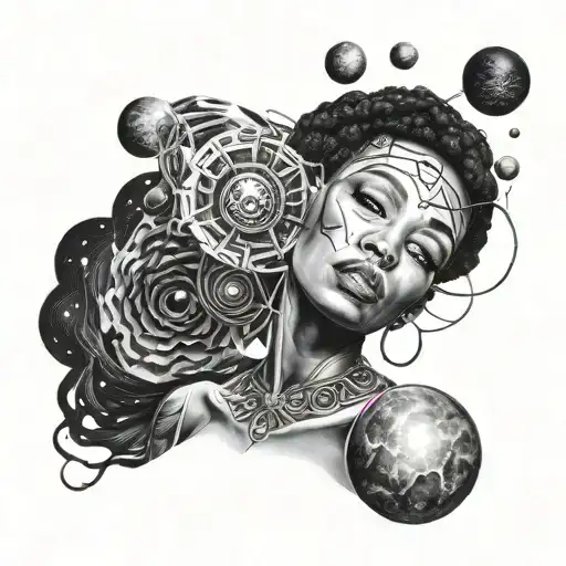 Galactic Black Woman