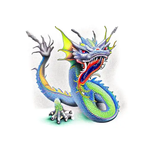 Dragon On Arm