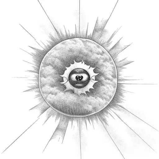 Cloud And Sun And Text