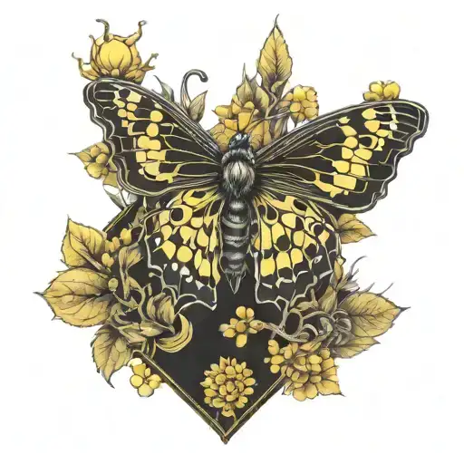 Black And Yellow Honetcomb