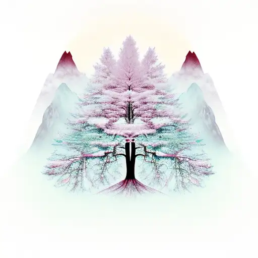 Forest Tree Mountain