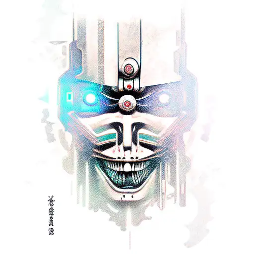 Cyberpunk Samurai Sword Organic