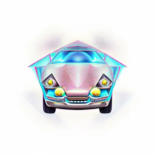 Diamond And Car And Technology