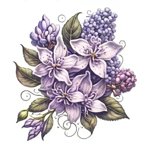 Lilac Blossom Galaxy