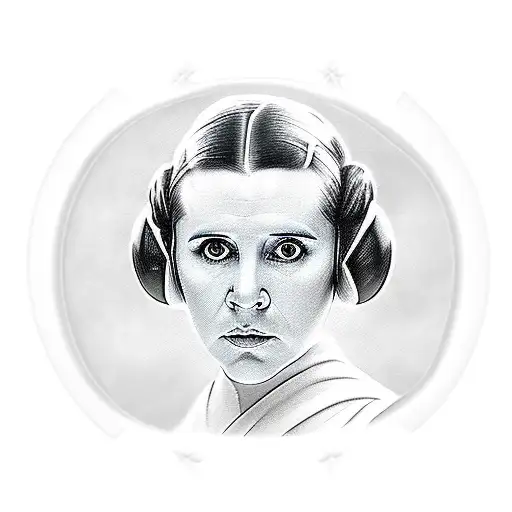 Young Princess Leia Portrait