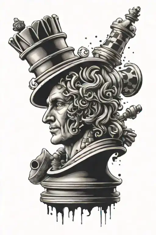 Chess King Space Background