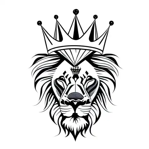Lion With Crown