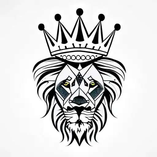 Lion With Crown