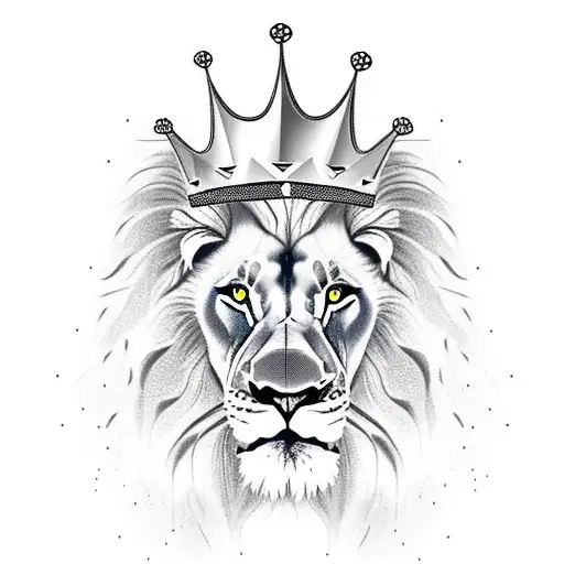 Lion With Crown