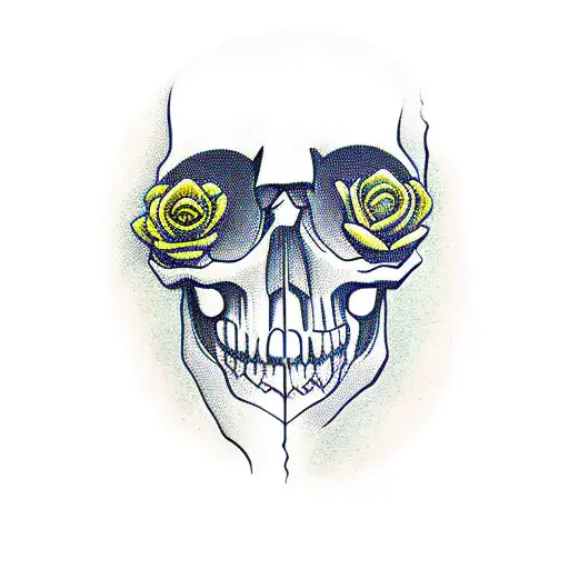 Skull And Roses