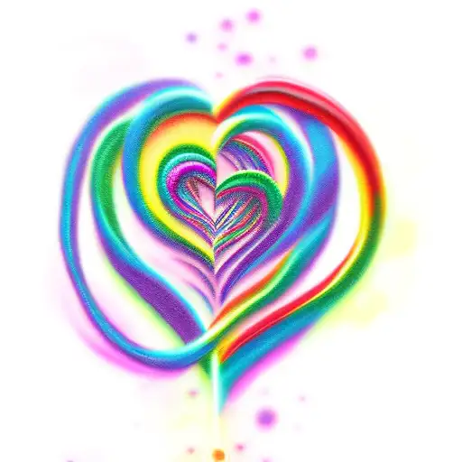 Rainbow Heart Light