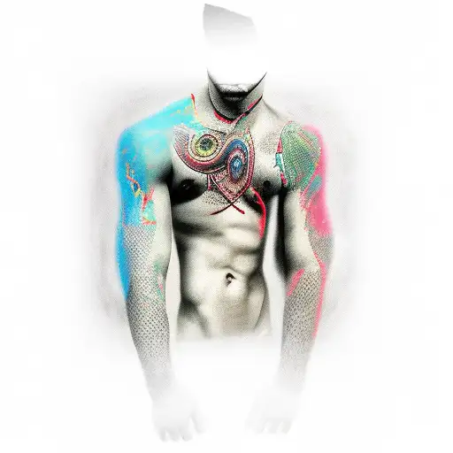 Dark And Sexy Right Arm Sleeve For Men