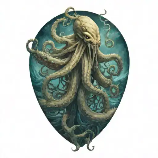 Kraken Reaching Up Toward Me