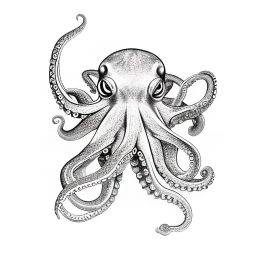 Acid Trip Octopus Colorful