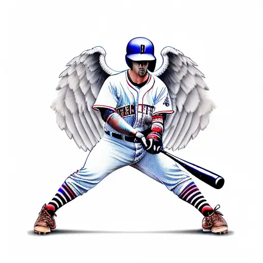 Baseball Brother Angel Horse Metal 31