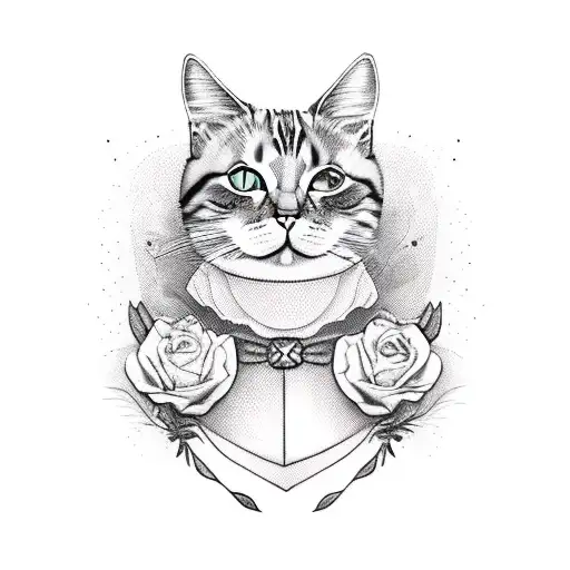 Cat Smiling Of Alice In Wonderland