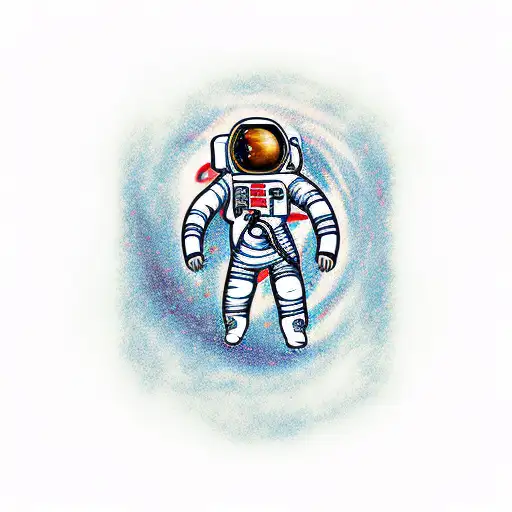 Astronaut Holding Blackhole