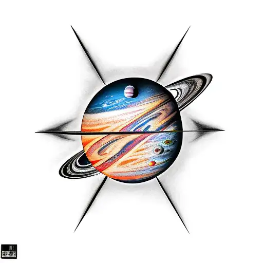 Stars And Planets Black And White