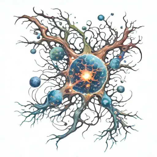 Nova Galaxy Inside Representing The Client's Neurons