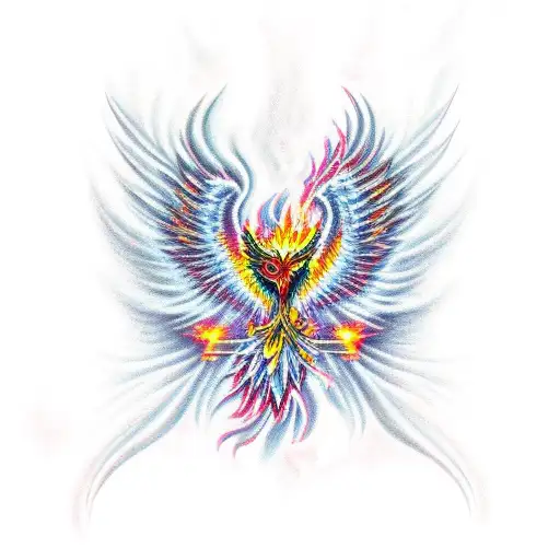 Phoenix Rising From Ashes