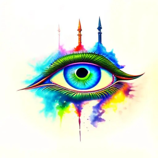 Eye Of Horus Water Color